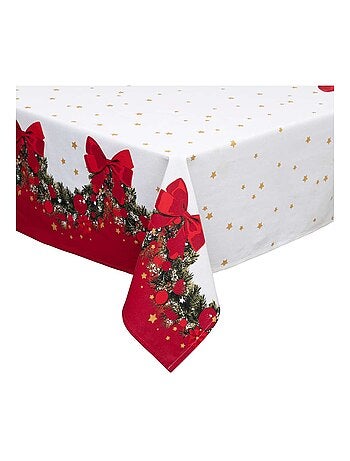 Nappe de Noël réctangulaire motifs guirlande