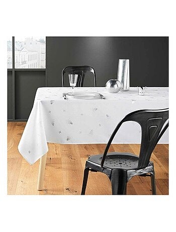 Nappe de Noël Sapin argenté