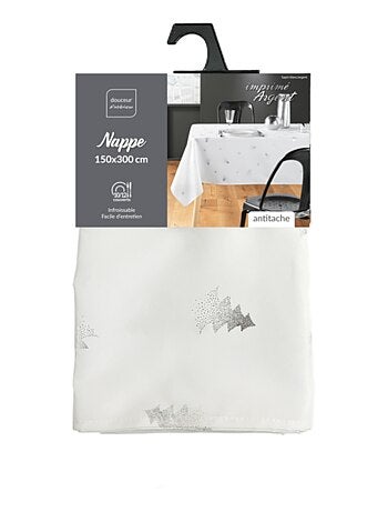 Nappe de Noël Sapin argenté