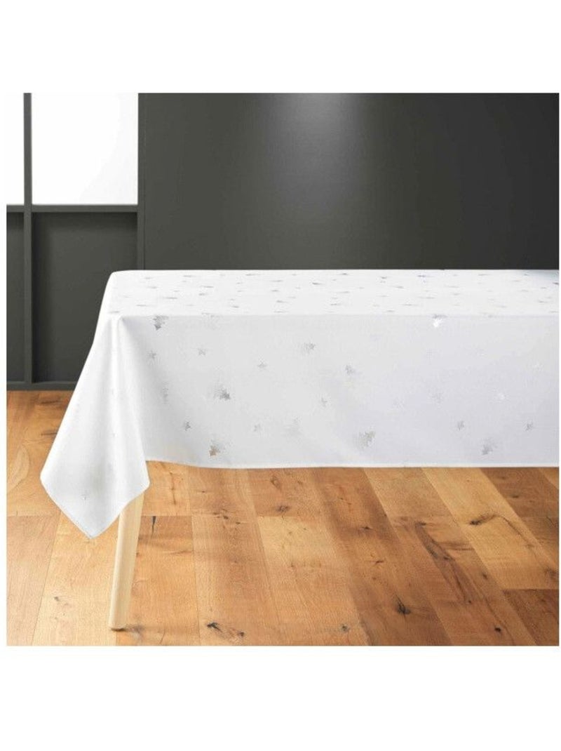 Nappe de Noël Sapin argenté Blanc - Kiabi