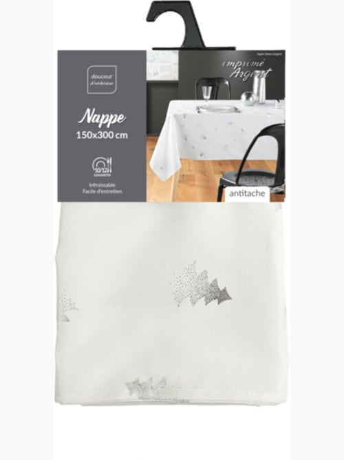 Nappe de Noël Sapin argenté - Kiabi