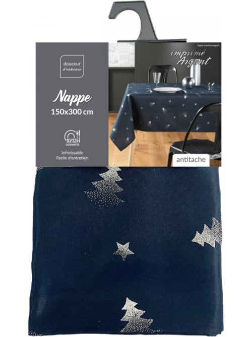 Nappe de Noël Sapin argenté - Kiabi