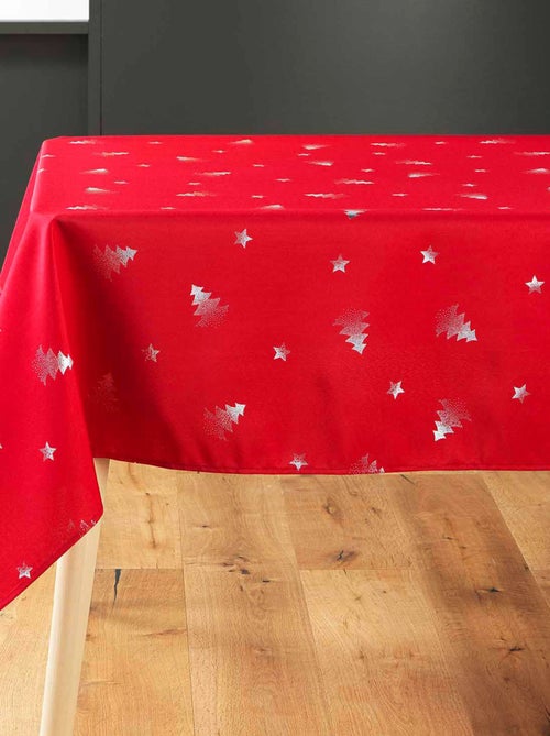Nappe de Noël Sapin argenté - Kiabi
