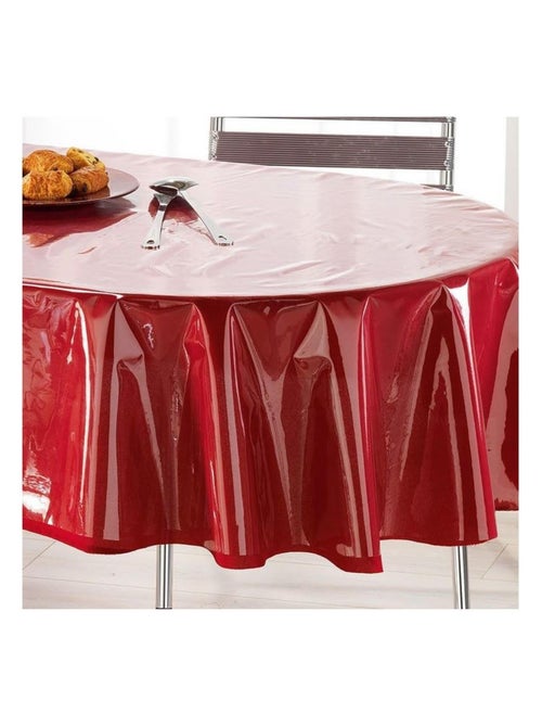 Nappe de protection ovale 140x240 cm Cristal transparent - Kiabi Nappe de protection ovale 140x240 cm Cristal transparent - Kiabi