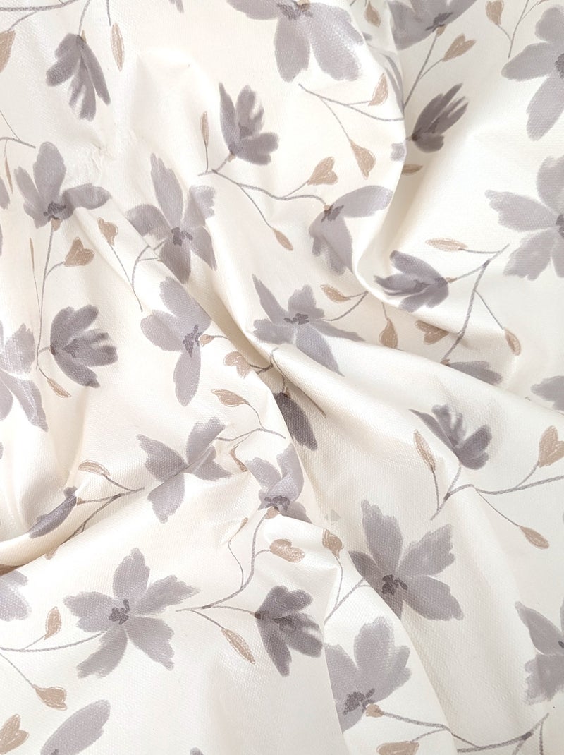 Nappe de table antitaches BLOOM BLOOM Beige gris - Kiabi