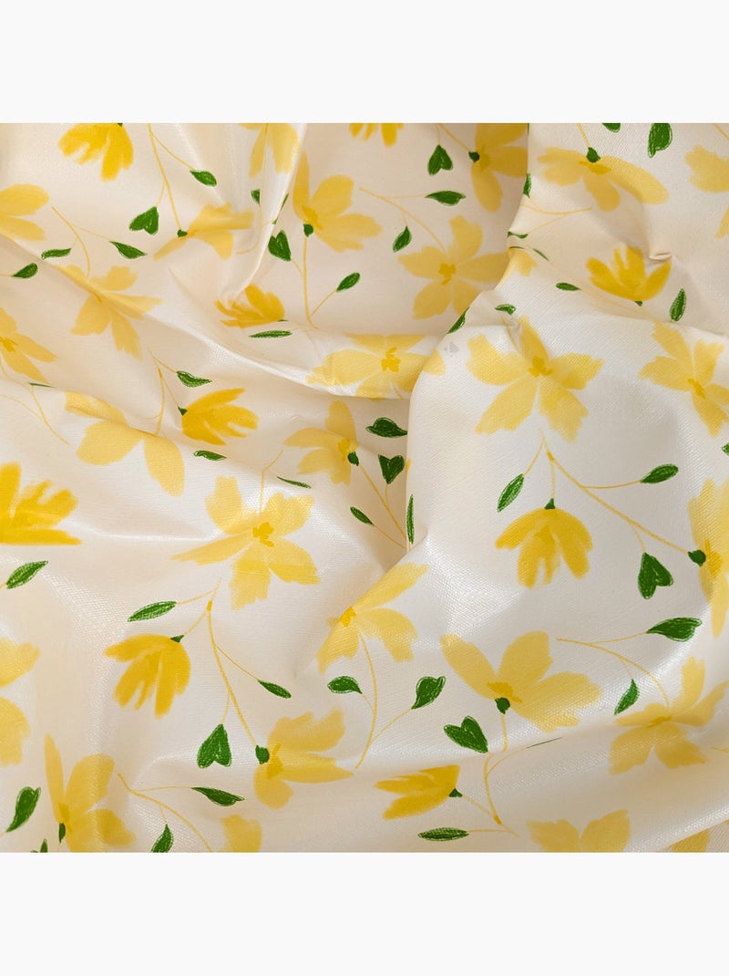 Nappe de table antitaches BLOOM BLOOM Jaune - Kiabi