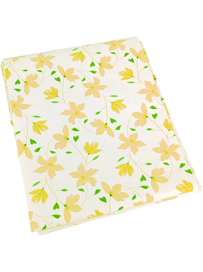 Nappe de table antitaches BLOOM BLOOM Jaune - Kiabi