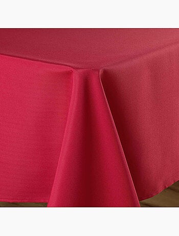 Nappe de Table XXL 140 x 300 cm – Polyester Uni – Teinte