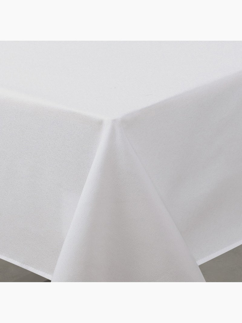 Nappe déperlante anti-taches  - effet lin Blanc - Kiabi