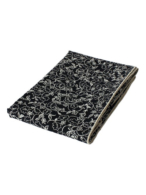 Nappe déperlante en voile de coton imprimée fleurs - Kiabi