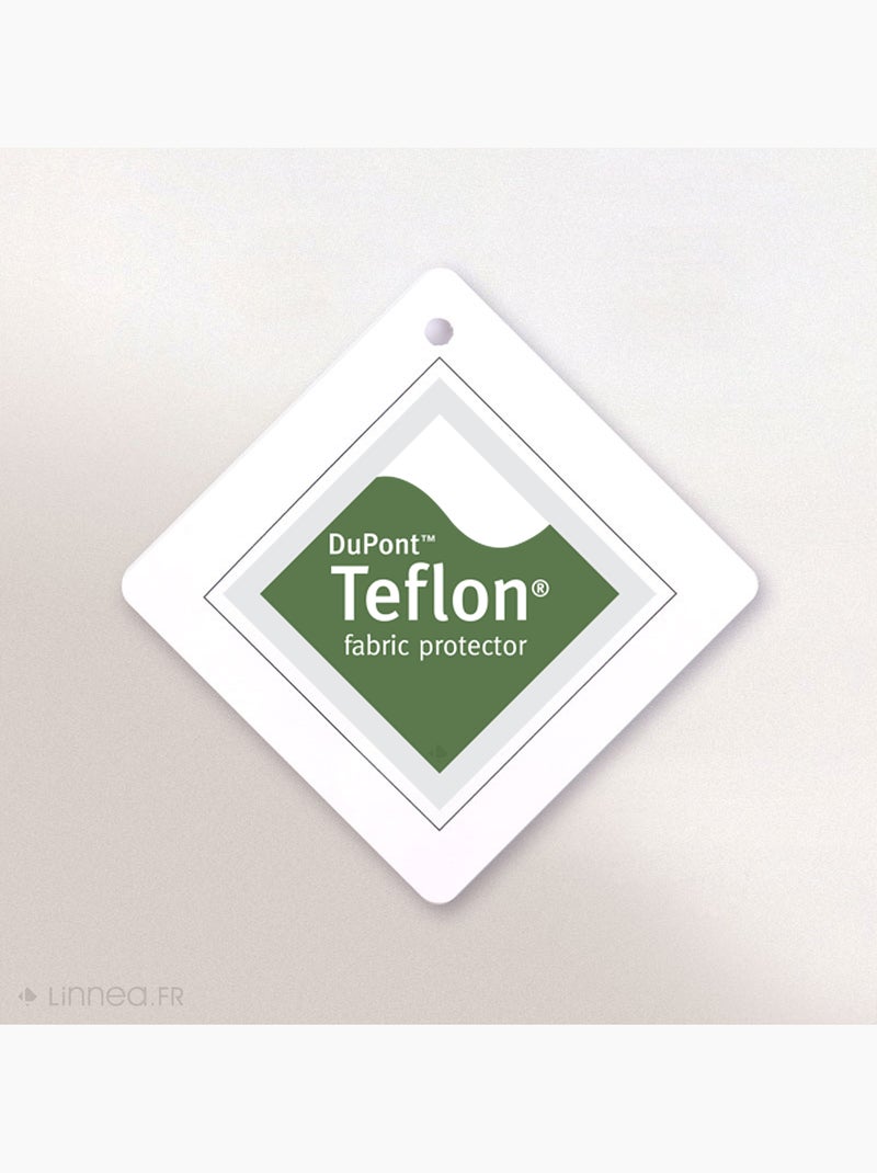 Nappe DIABOLO traité téflon Rectangulaire Jaune moutarde - Kiabi
