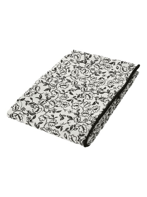 Nappe écrue avec lignes noires LINETTE - 140 x 240 cm - Kiabi