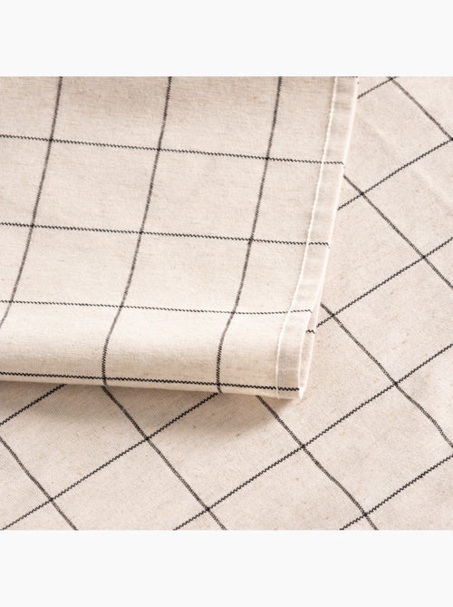 Nappe en coton à carreaux, fil teint en relief - Gamusi. - Kiabi Nappe en coton à carreaux, fil teint en relief - Gamusi. - Kiabi
