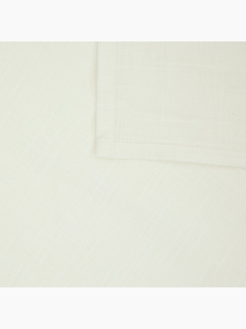 Nappe en coton brodé JOY Blanc - Kiabi