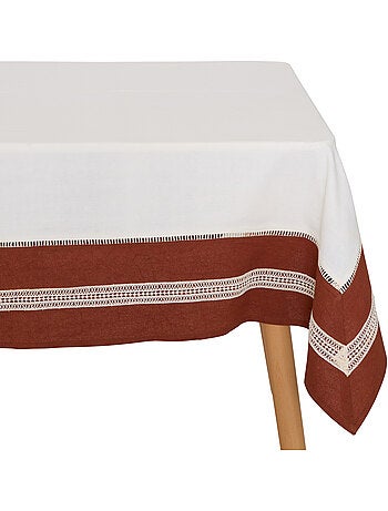 Nappe en coton brodé NUBA