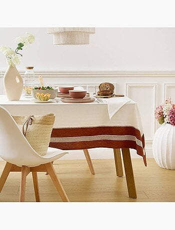 Nappe en coton brodé NUBA