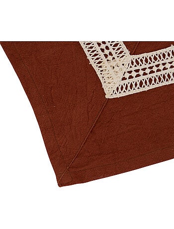 Nappe en coton brodé NUBA