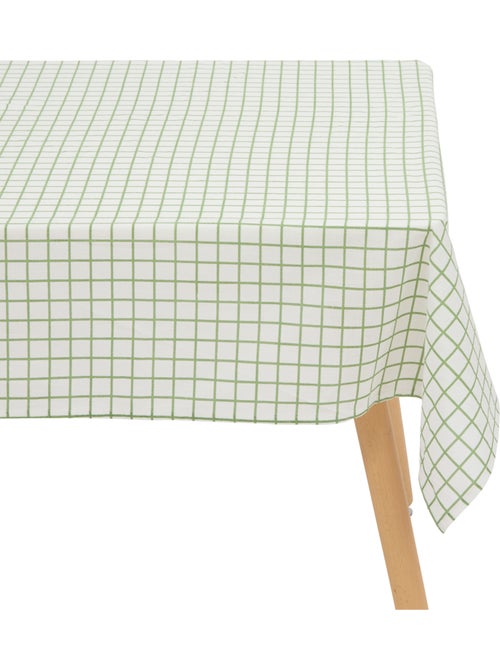 Nappe en coton carreaux traitement hydrofuge - Kiabi