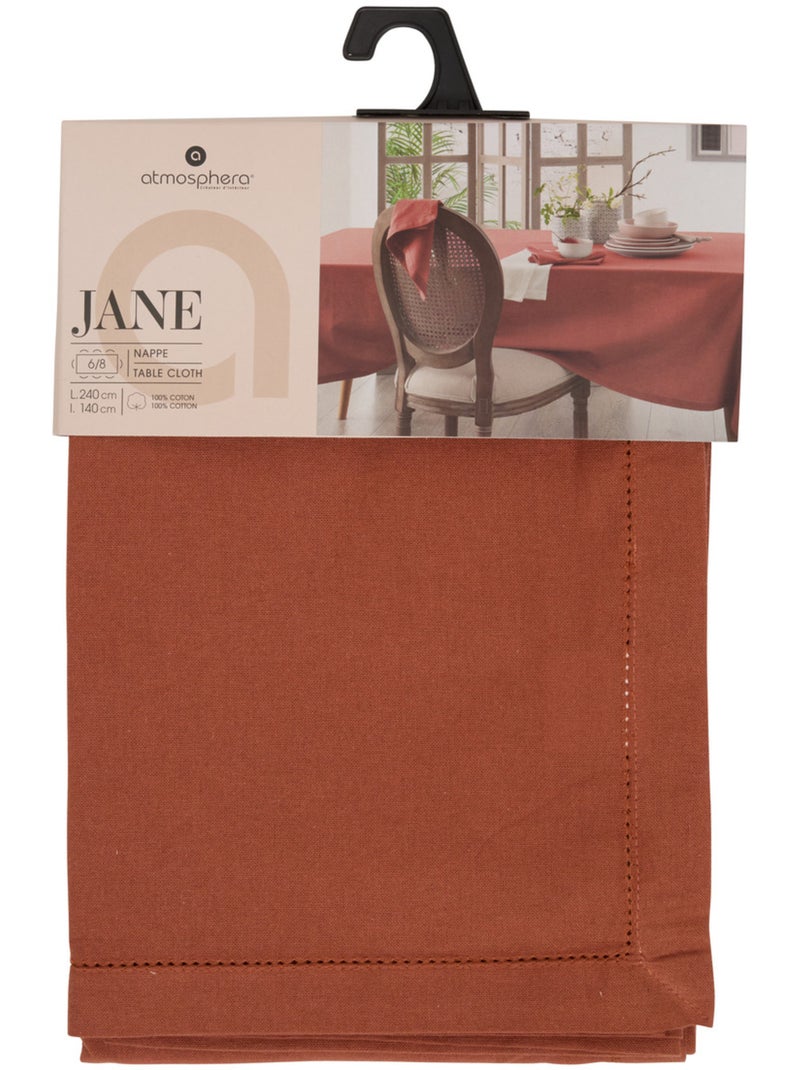 Nappe en coton JANE Terracotta - Kiabi