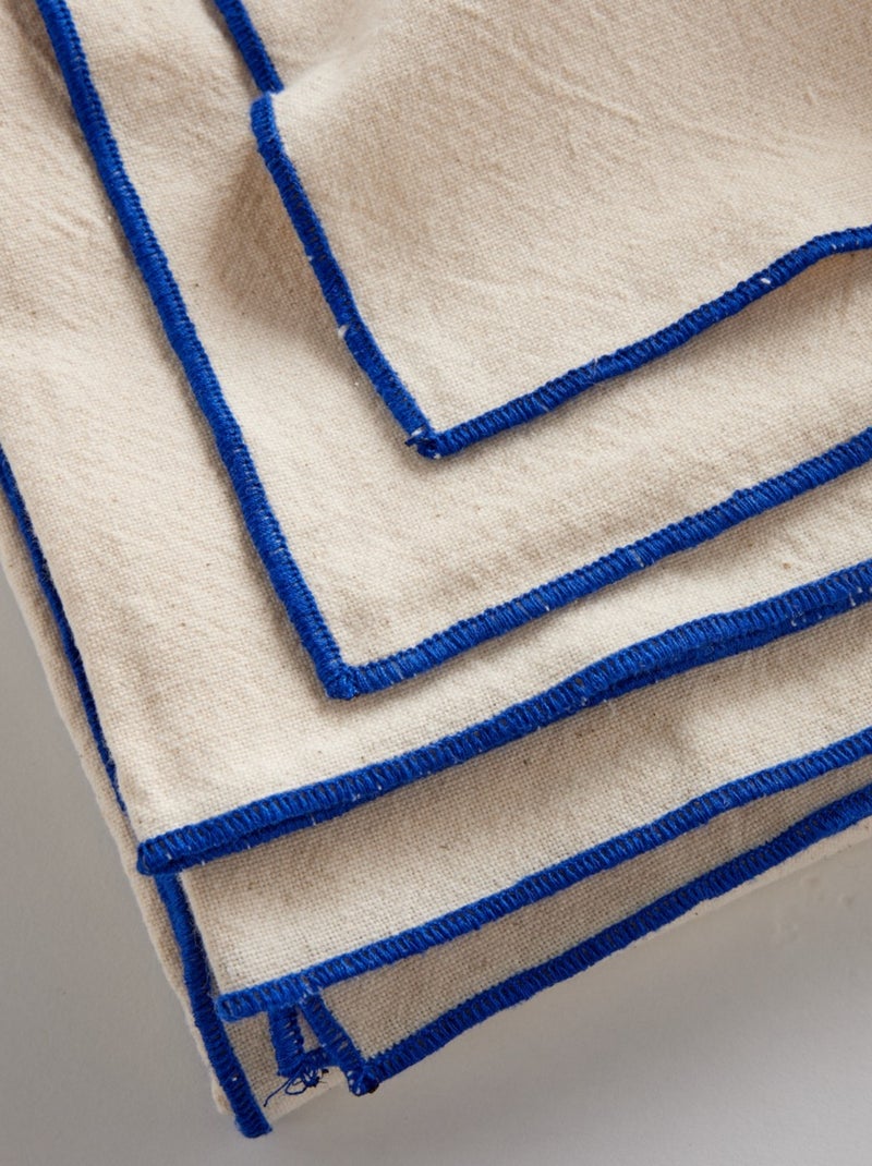 Nappe en coton lavé SUMMER Bleu - Kiabi