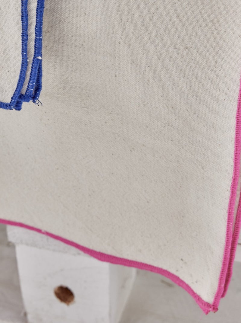 Nappe en coton lavé SUMMER Rose - Kiabi