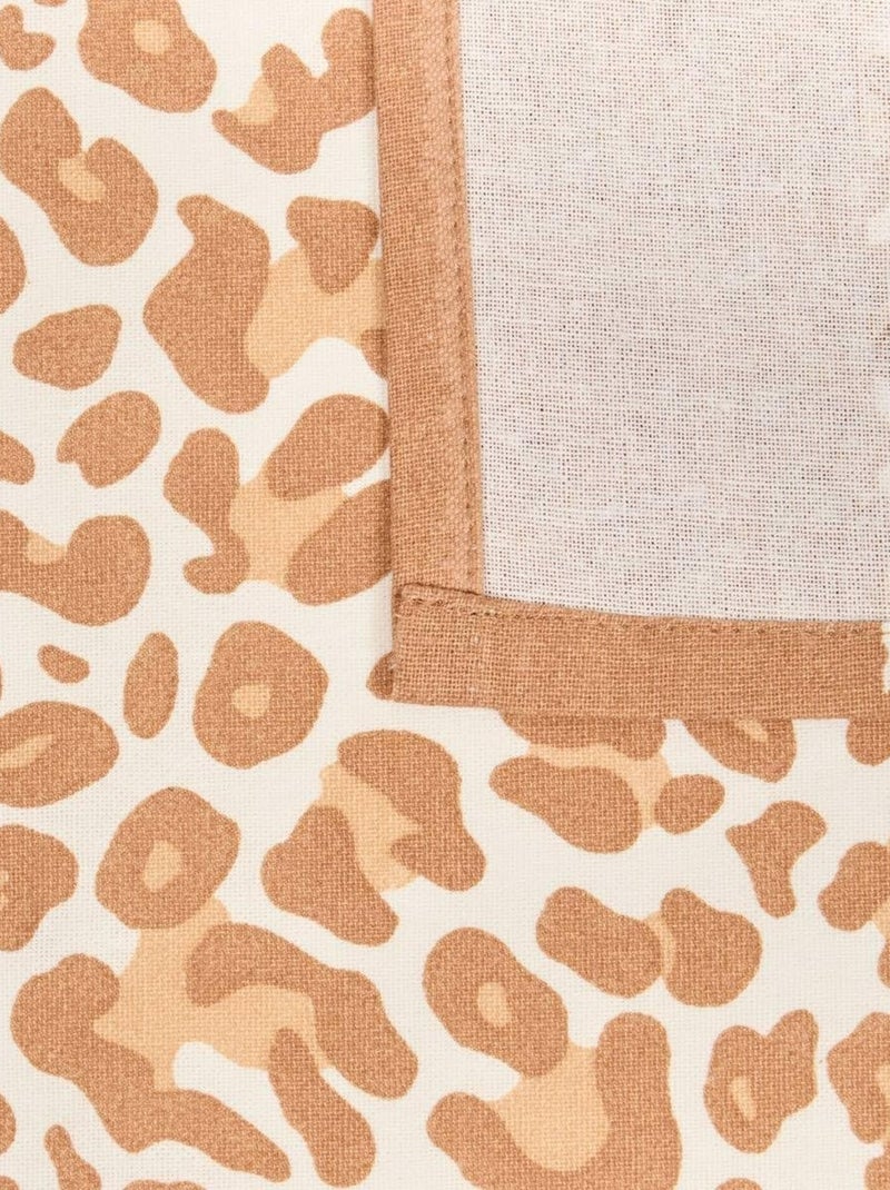 Nappe en coton Leopard Beige - Kiabi