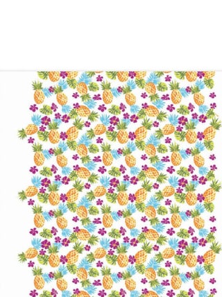 Nappe en coton motifs ananas