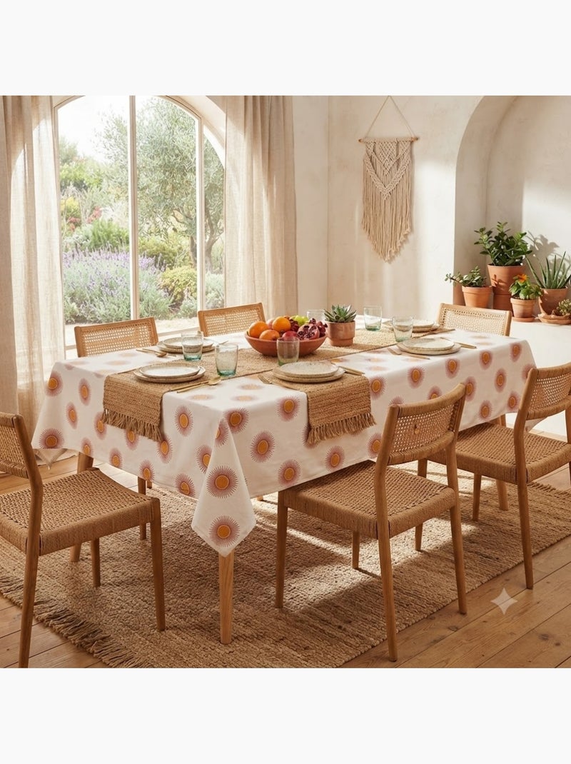 Nappe en coton soleil Beige - Kiabi