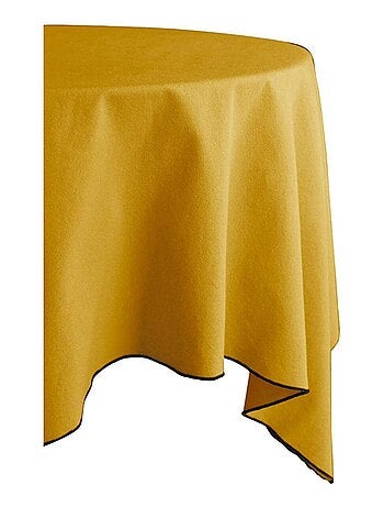 Nappe en coton teint lavé