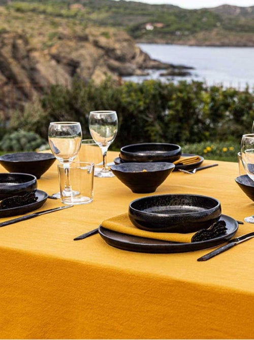 Nappe en coton teint lavé - Kiabi