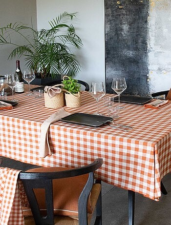 Nappe en coton vichy