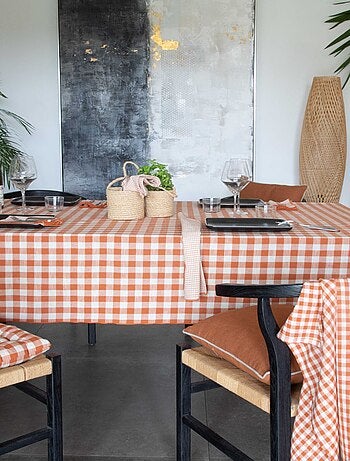 Nappe en coton vichy