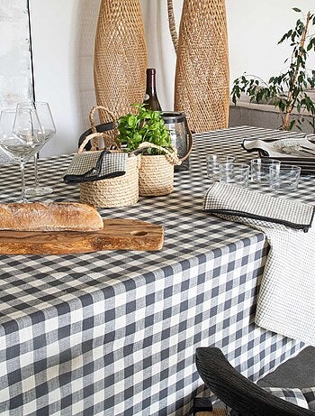 Nappe en coton vichy