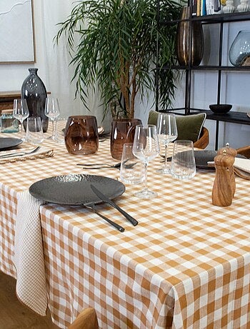 Nappe en coton vichy
