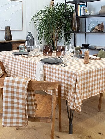 Nappe en coton vichy