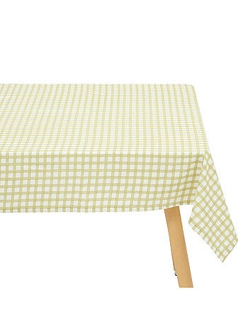 Nappe en coton vichy pour table rectangulaire
