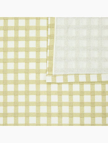 Nappe en coton vichy pour table rectangulaire