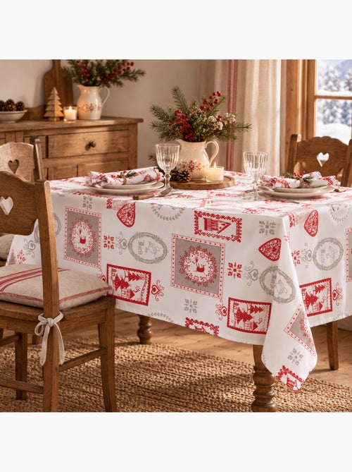 Nappe en coton winter – esprit chalet montagne - Kiabi Nappe en coton winter – esprit chalet montagne - Kiabi