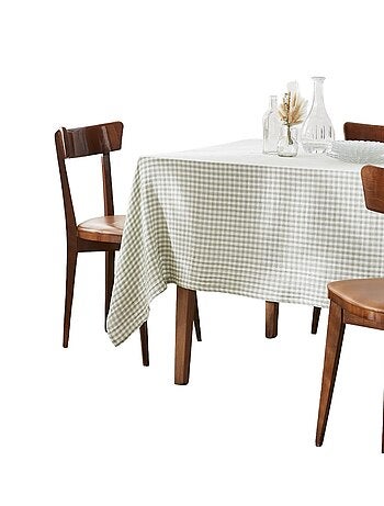 Nappe en gaze de coton Vickie vichy