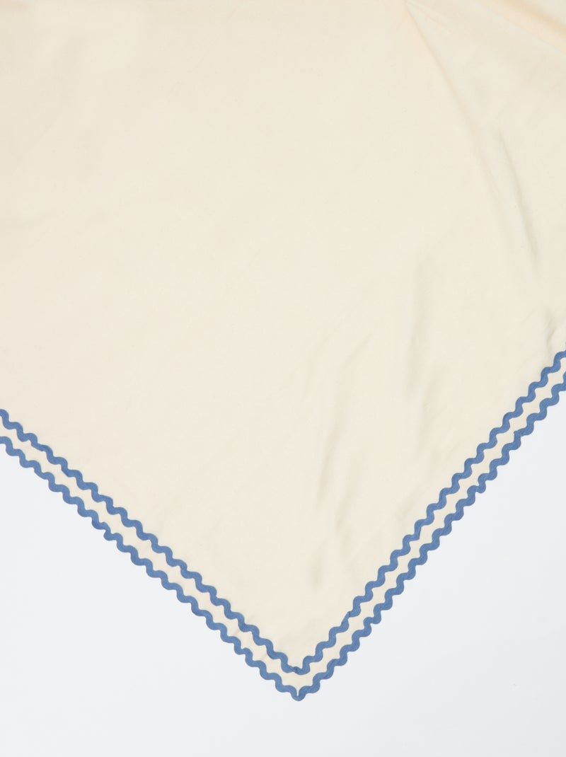 Nappe en lin mélangé 150 x 150 cm - Kiabi Home Beige - Kiabi