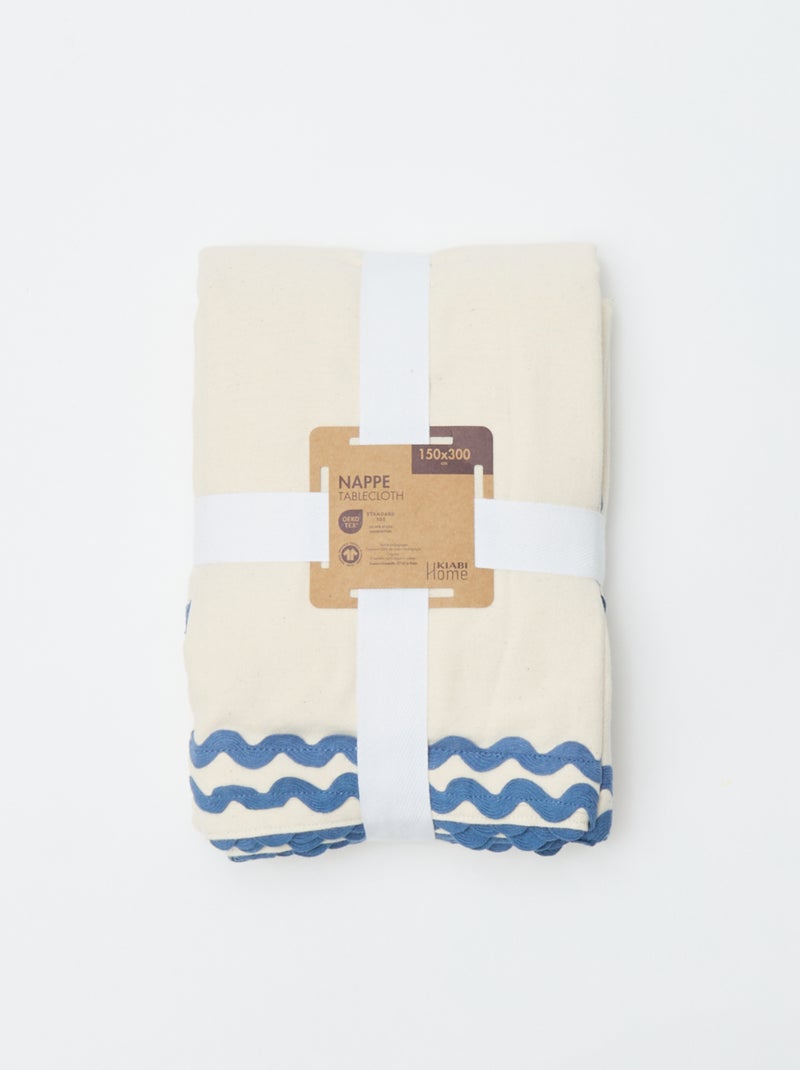 Nappe en lin mélangé (150x300cm) - Kiabi Home Beige - Kiabi
