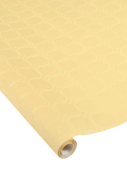 Nappe en papier Damasse 1.18 x 5 m Vitamina Jaune - Kiabi