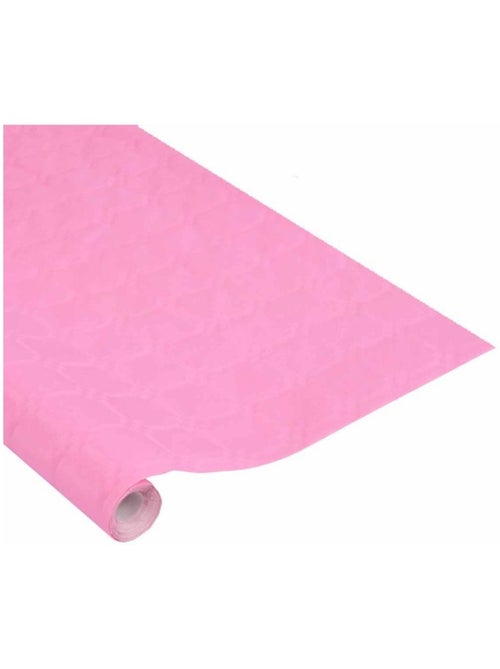 Nappe en papier Damasse 1.18 x 5 m Vitamina Rose - Kiabi