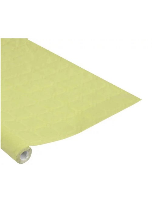 Nappe en papier Damasse 1.18 x 5 m Vitamina Tilleul - Kiabi