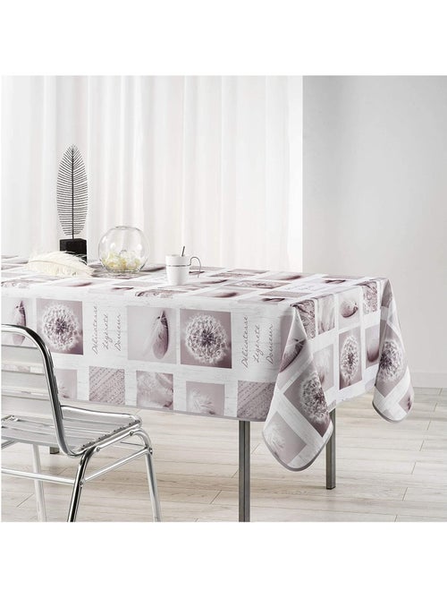 Nappe en polyester 150 x 240 cm Clarte blanc - Kiabi
