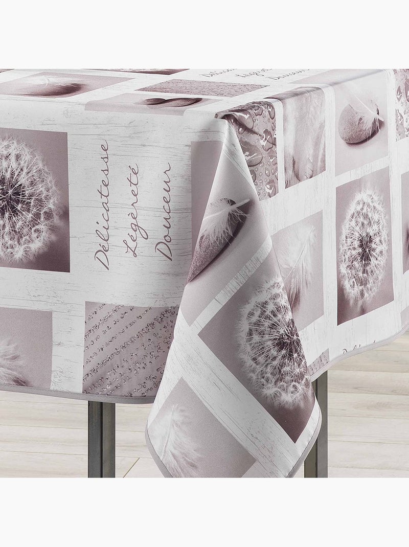 Nappe en polyester 150 x 240 cm Clarte blanc Blanc - Kiabi