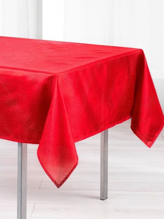 Nappe en polyester Collection Schantung applique scintille