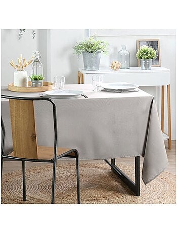 Nappe en polyester finition ourlet Nels