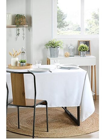 Nappe en polyester finition ourlet Nels