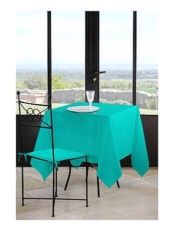 Nappe en polyester finition ourlet Nels